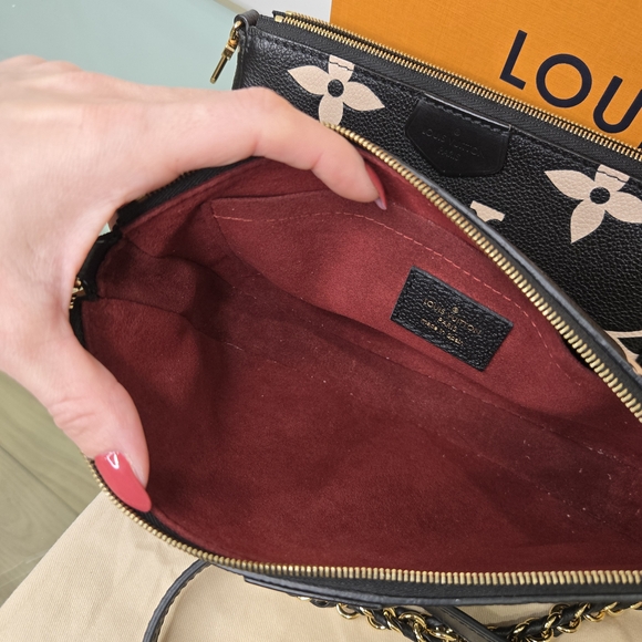 Louis Vuitton Black and Cream Women's Bag - Picture 6 of 16